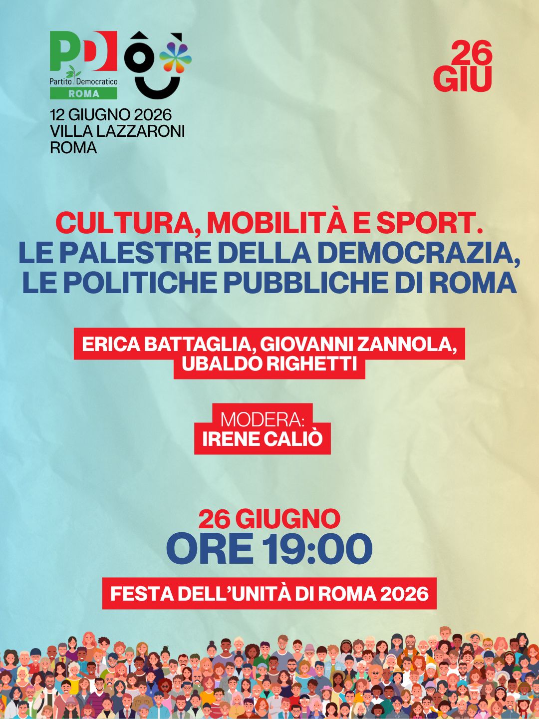 cultura, mobilità e sport: le palestre della democrazia, le politiche pubbliche di Roma